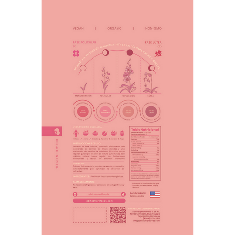 Abita Smart Foods Ciclo de Semillas Fase Folicular