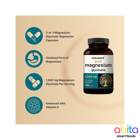 Naturebell Pure Magnesium Glycinate (Glicinato)