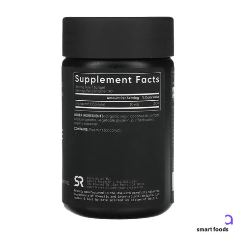Sports Research Zinc Picolinate