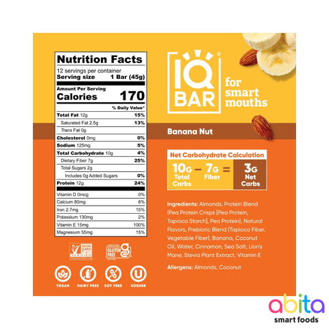 IQBAR  Plant Protein Bars