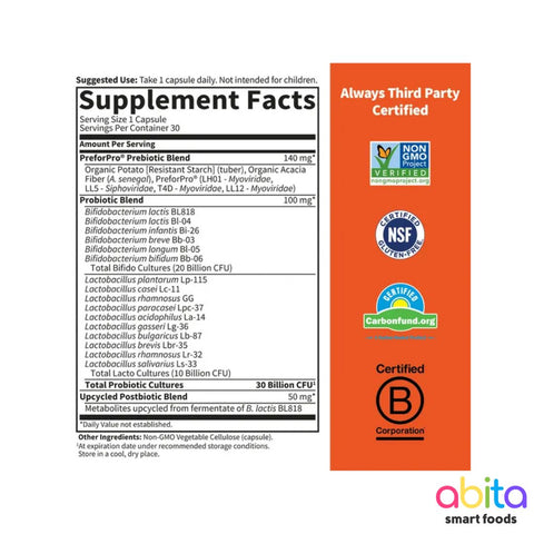 Garden Of Life Dr. Formulated Probiotics Pre + Pro + Post