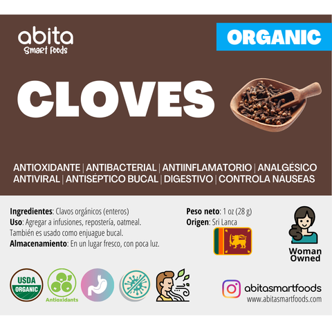 Abita Smart Foods Organic Cloves