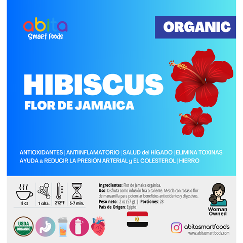 Abita Smart Foods Organic Hibiscus Jamaica Flower