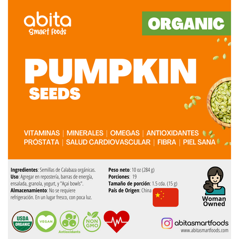 Abita Smart Foods Organic Pumpkin Seeds