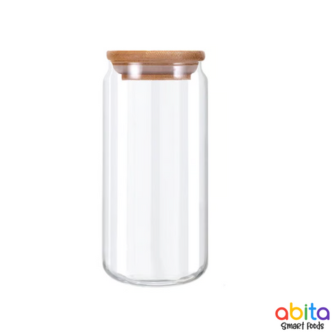 Glass with Bamboo Lid